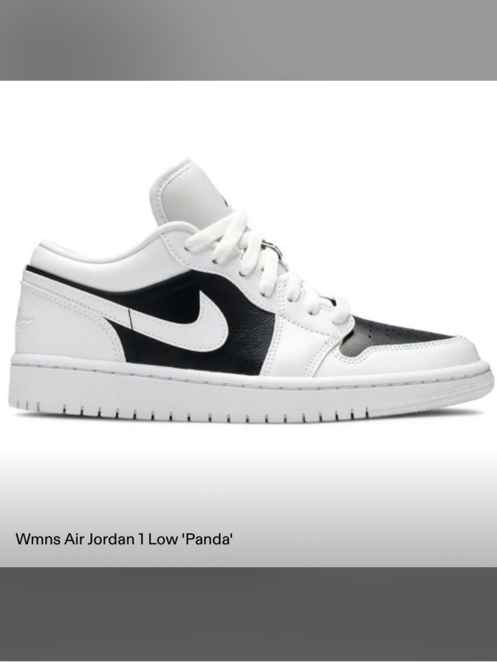 Women's Air Jordan 1 Low Panda size 7.5 women new in box